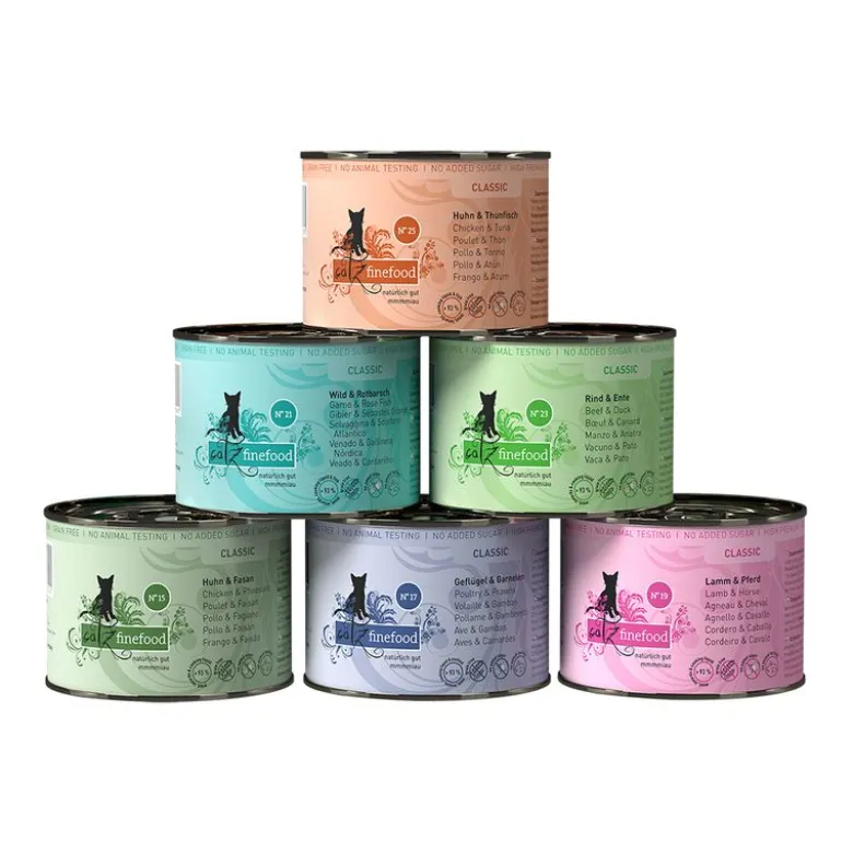 Prøvepakke: 6 x 200 g catz finefood