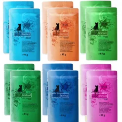 Prøvepakke: 12 x 85 g catz finefood portionsposer