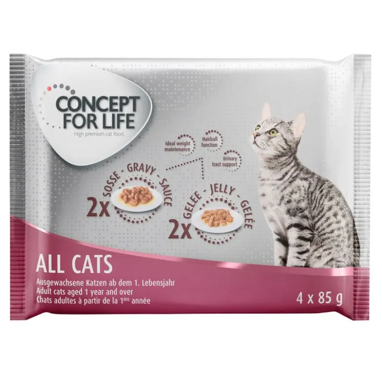 Prøvepakke: 4 x 85 g Concept for Life