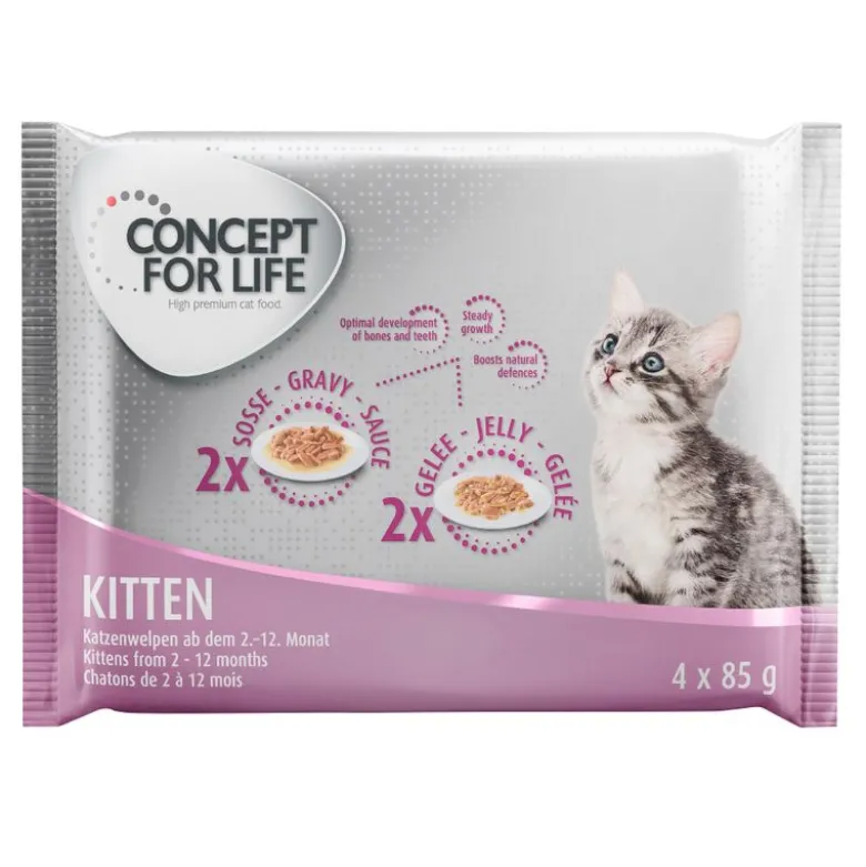 Prøvepakke: 4 x 85 g Concept for Life