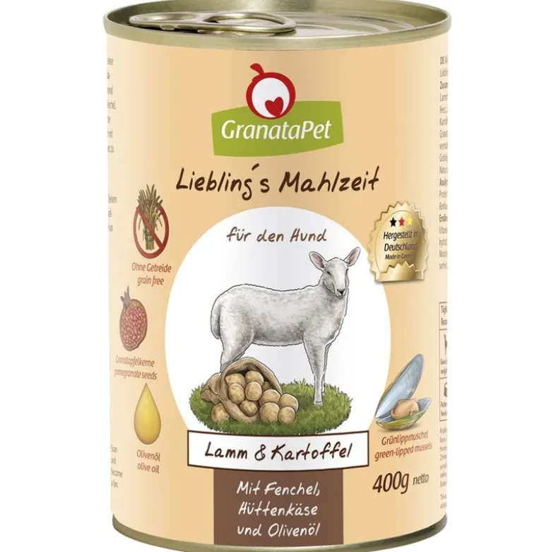 Prøvepakke: 6 x 400 g GranataPet Liebling's Mahlzeit