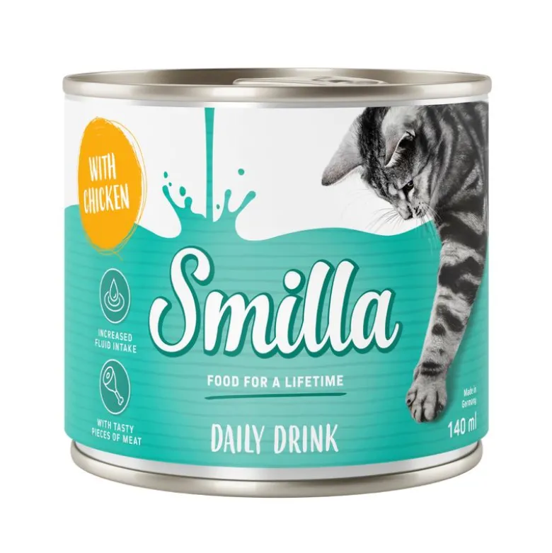 Prøvepakke: 6 x 140 ml Smilla kattedrik