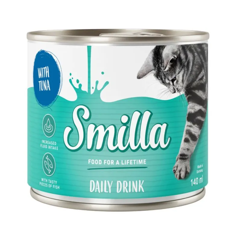 Prøvepakke: 6 x 140 ml Smilla kattedrik