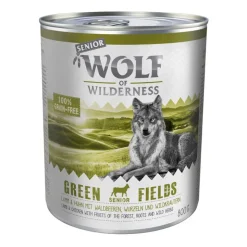 Prøvepris: 12 kg Wolf of Wilderness + 6 x 400 g / 6 x 800 g vådfoder