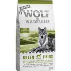 Prøvepris: 12 kg Wolf of Wilderness + 6 x 400 g / 6 x 800 g vådfoder