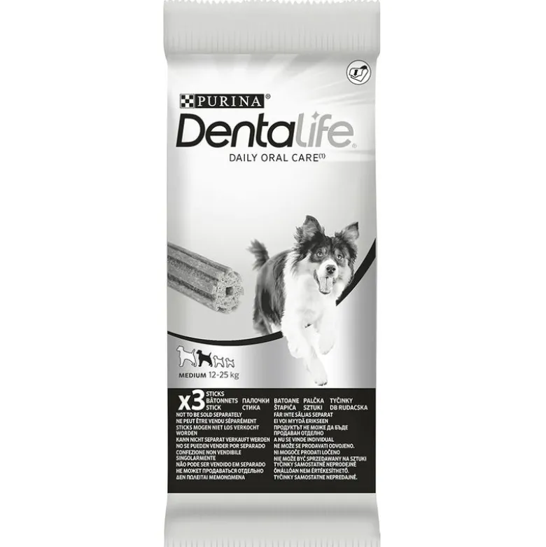 PURINA Dentalife tandpleje-snacks mellemstore hunde (12-25 kg)