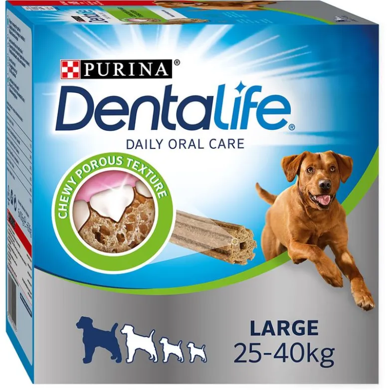 PURINA Dentalife tandpleje-snacks store hunde (25-40 kg)