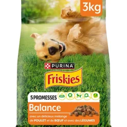 PURINA Friskies Balance Dog med kylling, oksekød og grøntsager