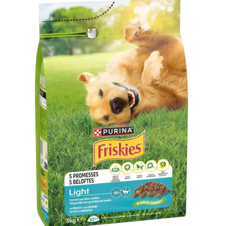 PURINA Friskies Light dog Sterilized med kylling og grøntsager