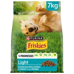 PURINA Friskies Light dog Sterilized med kylling og grøntsager