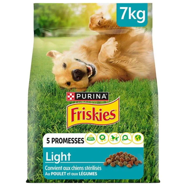 PURINA Friskies Light dog Sterilized med kylling og grøntsager