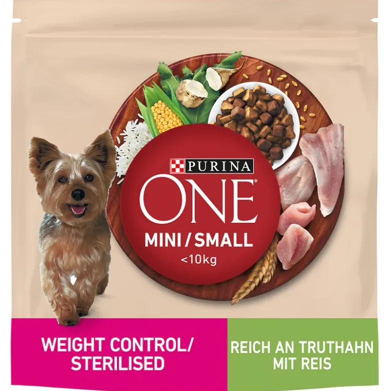 PURINA ONE Mini Adult Weight Control / Sterilised Kalkun & Ris