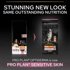 PURINA PRO PLAN Adult 7+ Medium & Large Sensitive Skin Laks & Ris