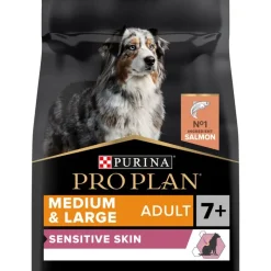 PURINA PRO PLAN Adult 7+ Medium & Large Sensitive Skin Laks & Ris