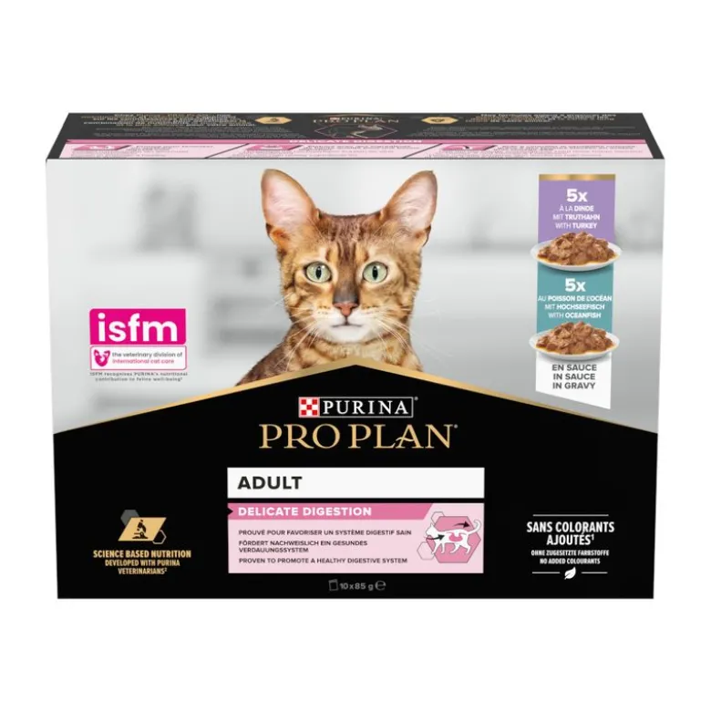 PURINA PRO PLAN Cat Adult Delicate Digestion 10 x 85 g