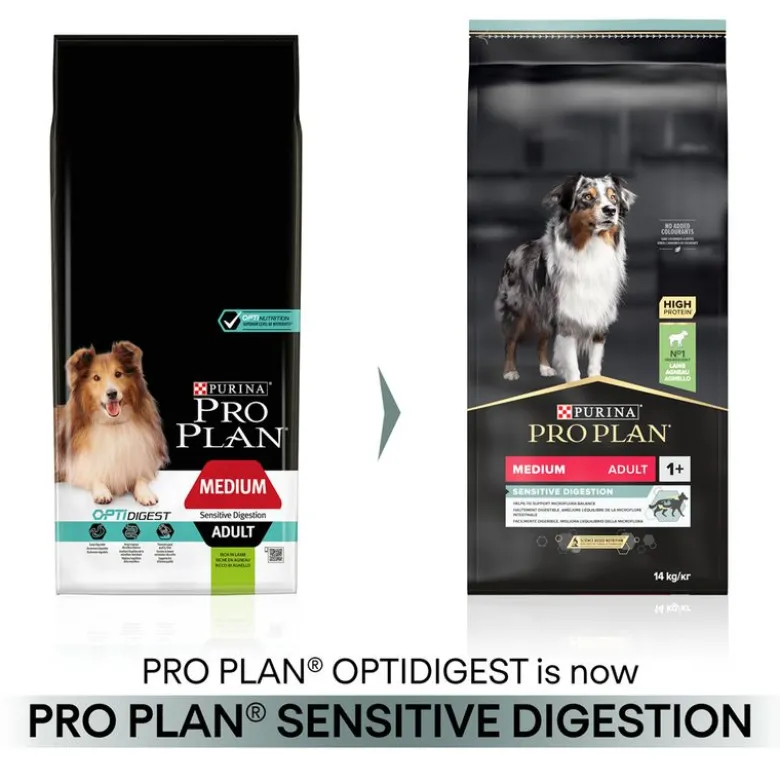 PURINA PRO PLAN Medium Adult Sensitive Digestion Lam & Ris