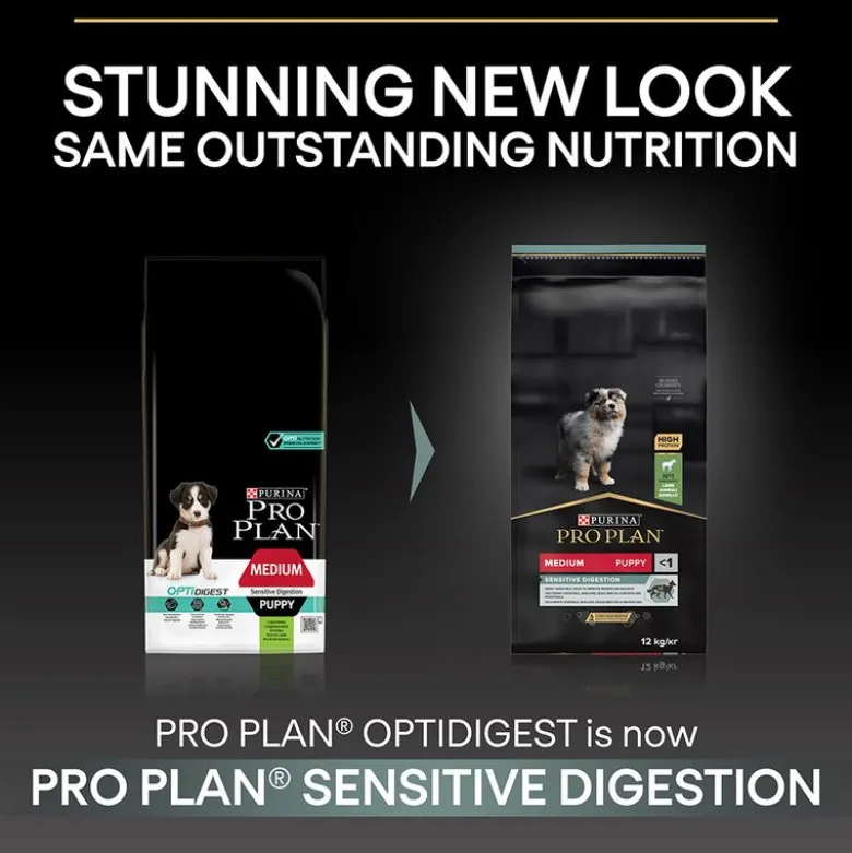PURINA PRO PLAN Medium Puppy Lam & Ris Sensitive Digestion