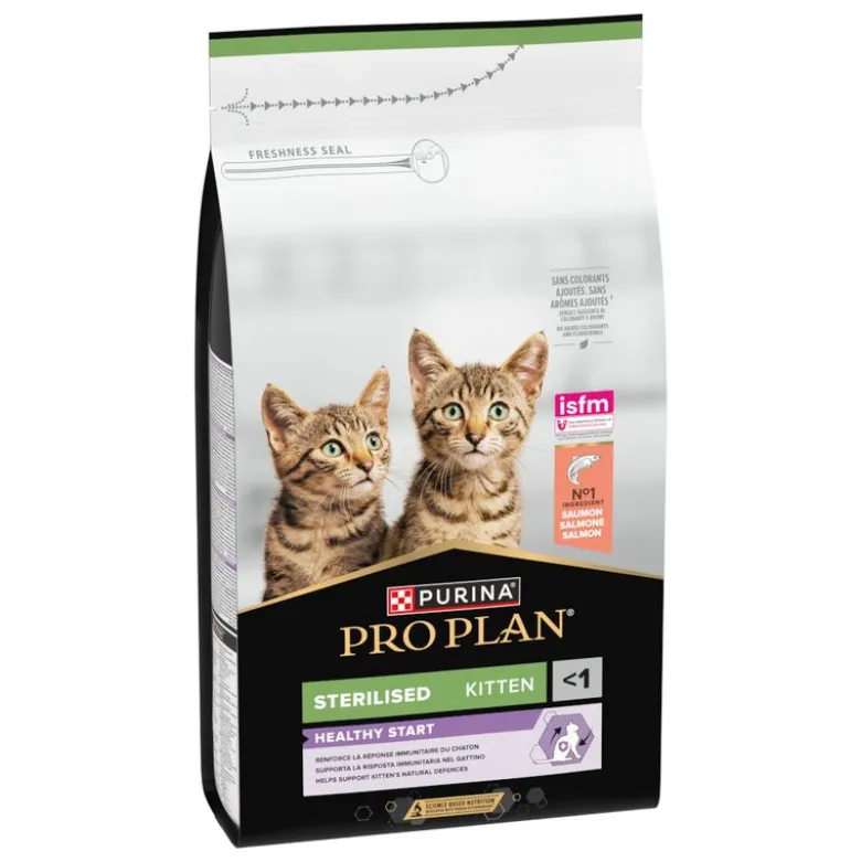 PURINA PRO PLAN Sterilised Kitten Healthy Start Laks