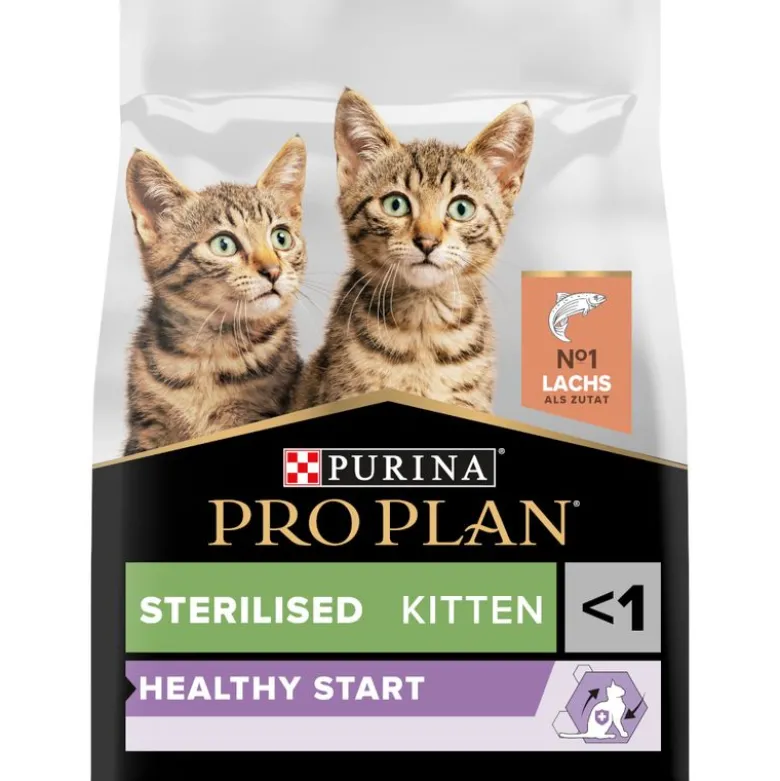 PURINA PRO PLAN Sterilised Kitten Healthy Start Laks