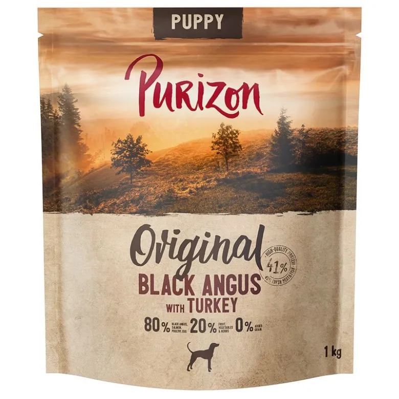 Purizon Puppy Black Angus med kalkun