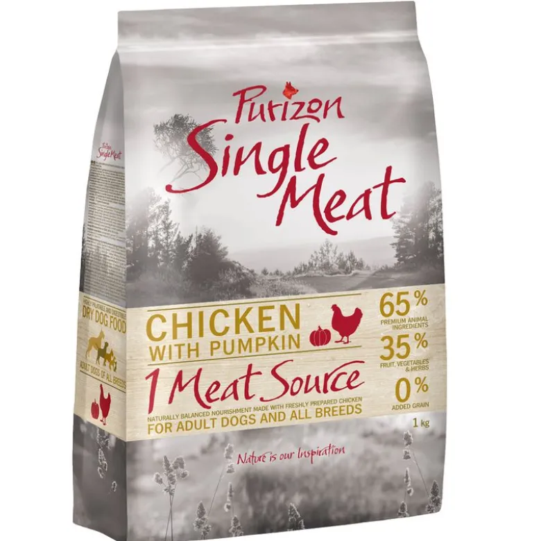 Purizon Single Meat Adult Kylling med græskar