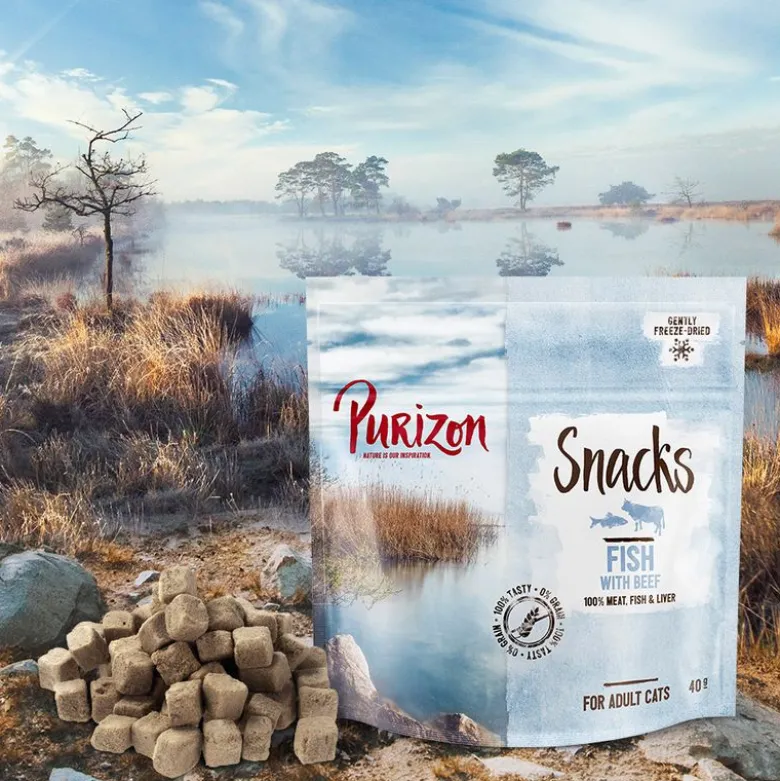 Purizon Snack Fisk & Okse - kornfri