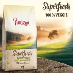 Purizon Superfoods Veggie Søde kartofler med linser, æble og græskar