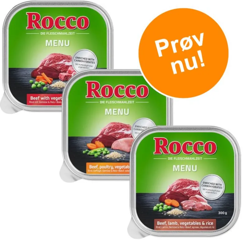 Rocco Blandet Prøvepakke 9 x 300 g