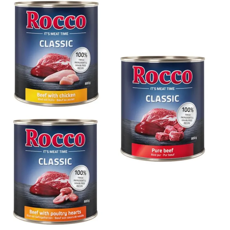 Rocco Classic Blandet Prøvepakke 6 x 800 g
