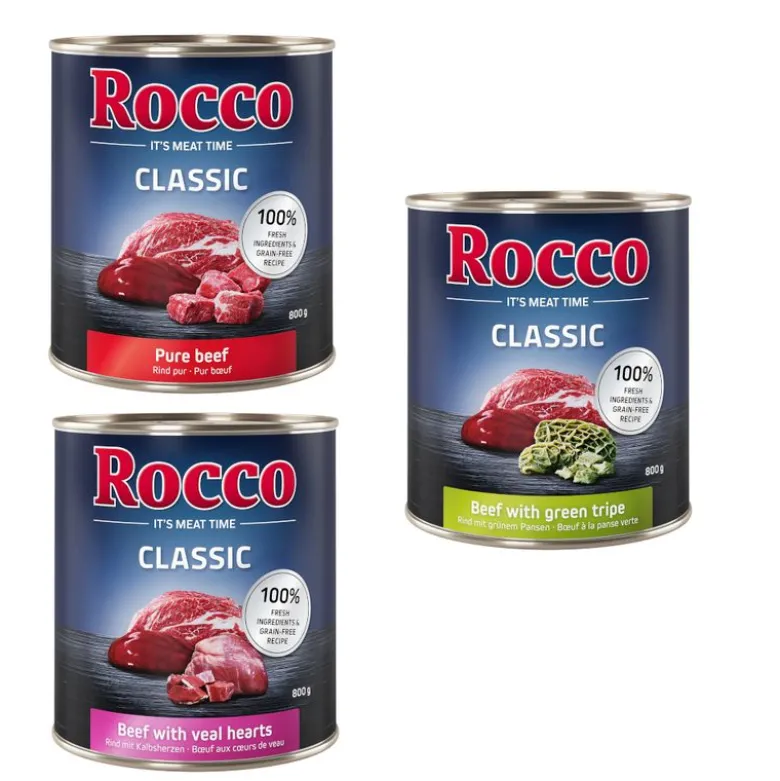 Rocco Classic Blandet Prøvepakke 6 x 800 g