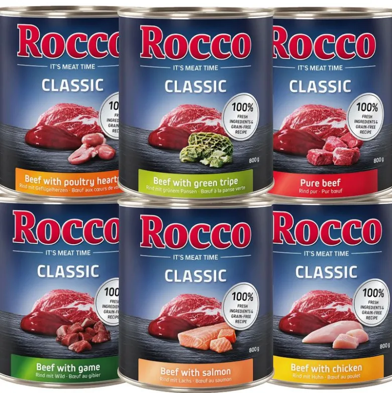 Rocco Classic Blandet Prøvepakke 6 x 800 g