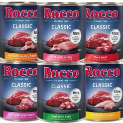 Rocco Classic Blandet Prøvepakke 6 x 800 g