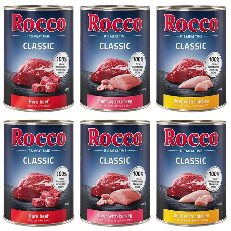 Rocco Classic Blandet Prøvepakke 6 x 400 g