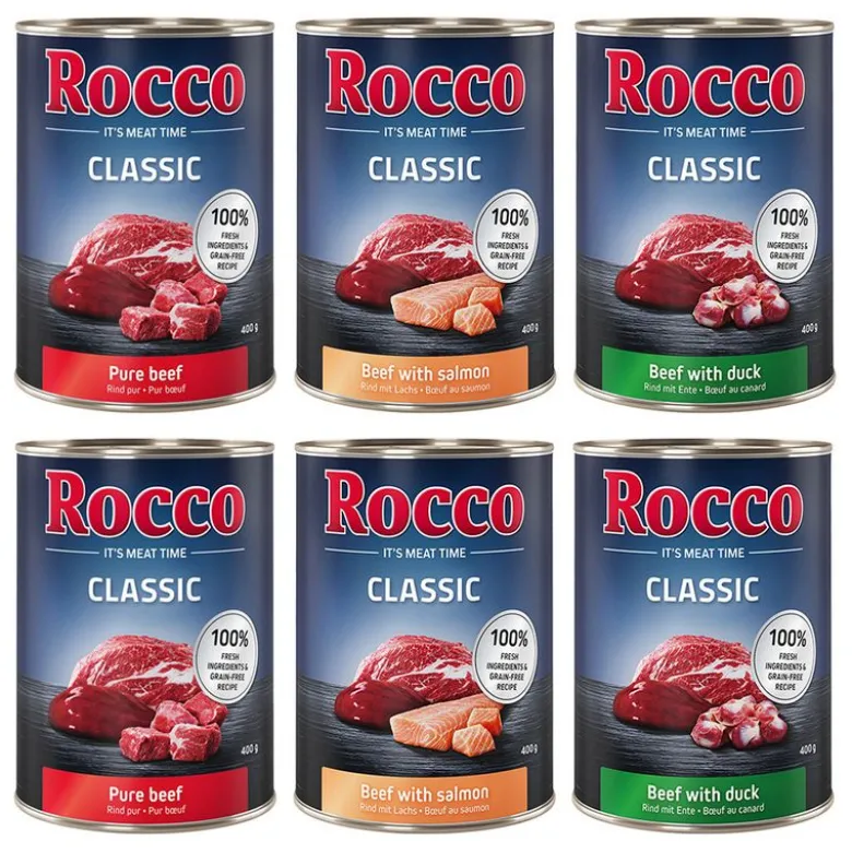 Rocco Classic Blandet Prøvepakke 6 x 400 g