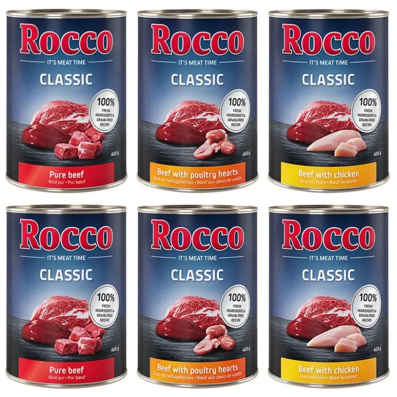 Rocco Classic Blandet Prøvepakke 6 x 400 g