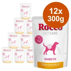 Rocco Diet Care Diabetic Kylling & Okse med Ris 300 g portionspose