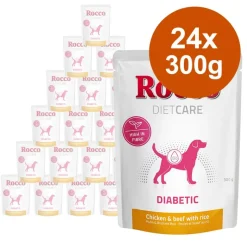 Rocco Diet Care Diabetic Kylling & Okse med Ris 300 g portionspose