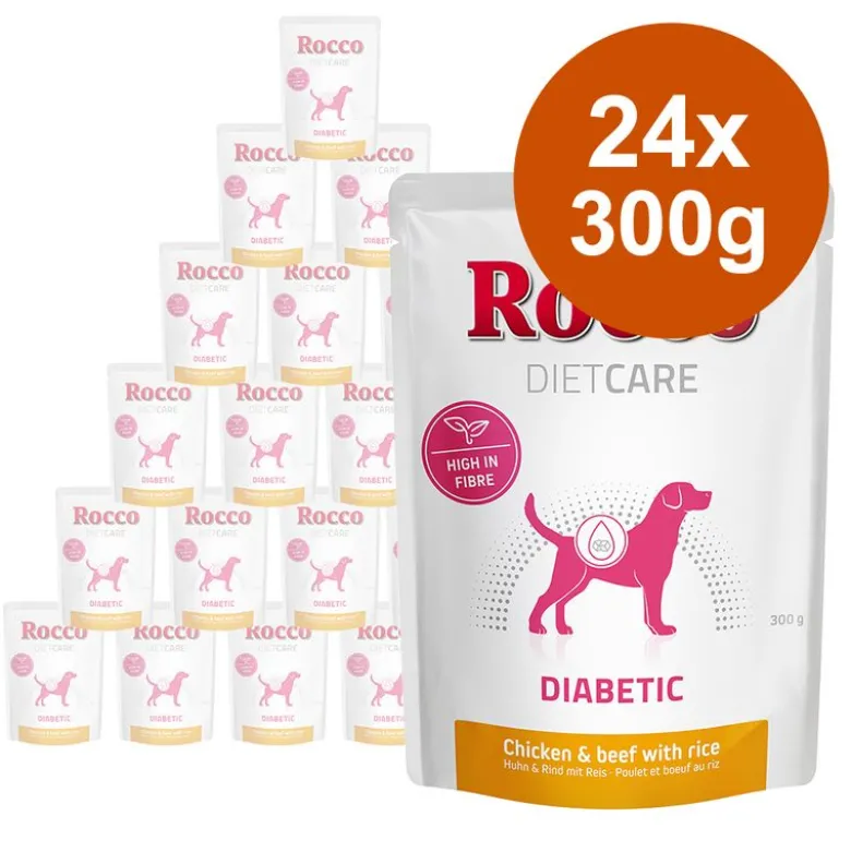 Rocco Diet Care Diabetic Kylling & Okse med Ris 300 g portionspose