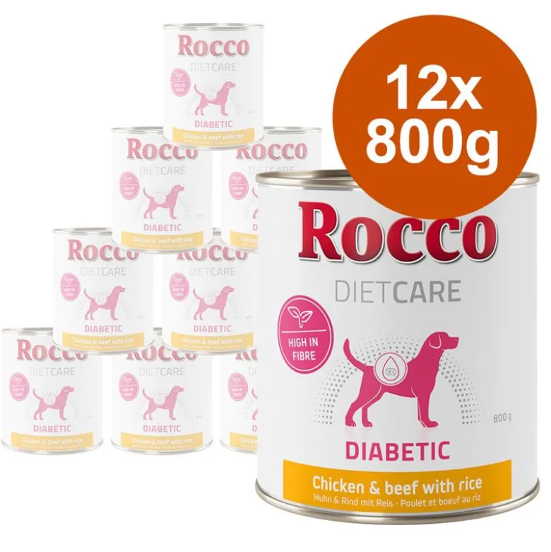Rocco Diet Care Diabetic Kylling & Okse med Ris 800g