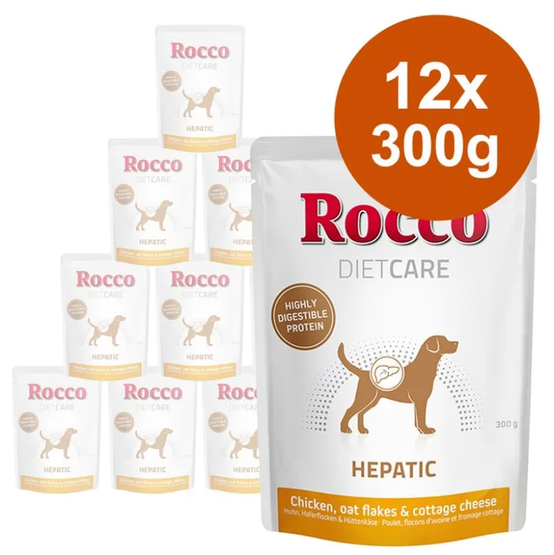 Rocco Diet Care Hepatic Kylling med Havregryn & Hytteost 300 g portionspose