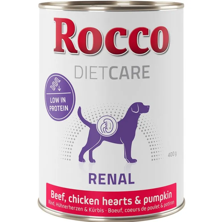 Rocco Diet Care Renal oksekød med kyllingehjerter og græskar 400 g