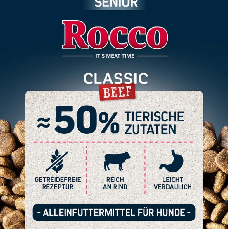 Rocco Senior Classic Oksekød med laks