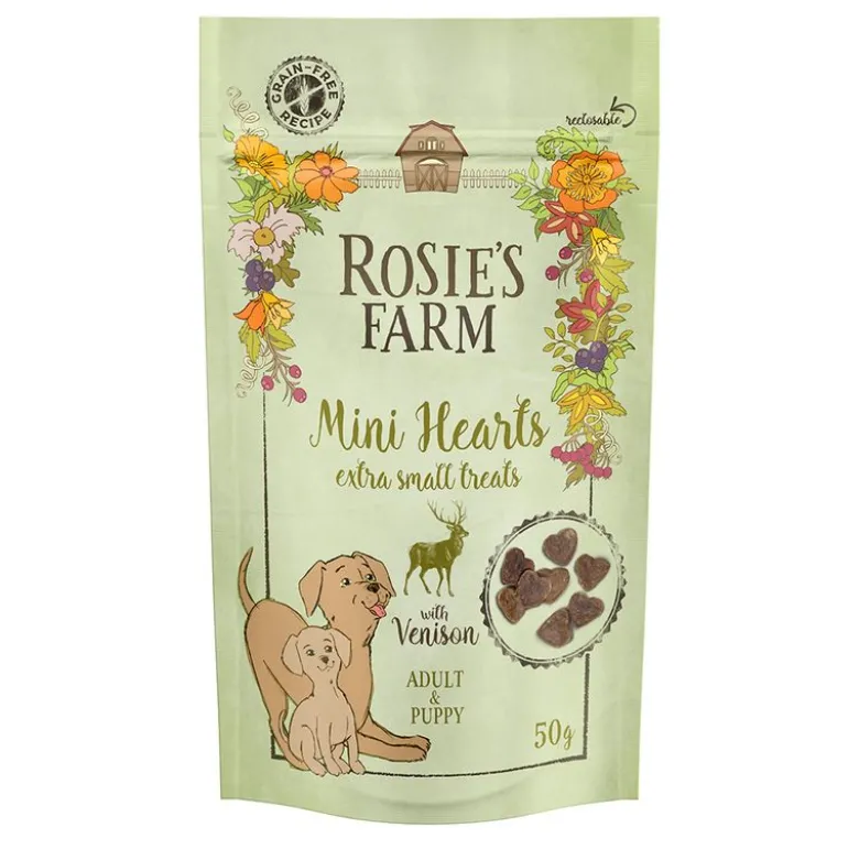 Rosie's Farm Puppy & Adult "Mini Hearts" Vildt