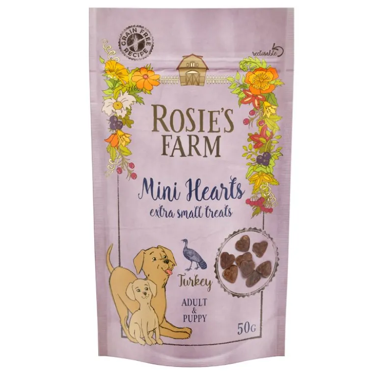 Rosie's Farm Puppy & Adult "Mini Hearts" Kalkun