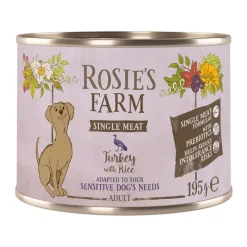 Rosie's Farm Single Meat Adult 6 x 195 g
