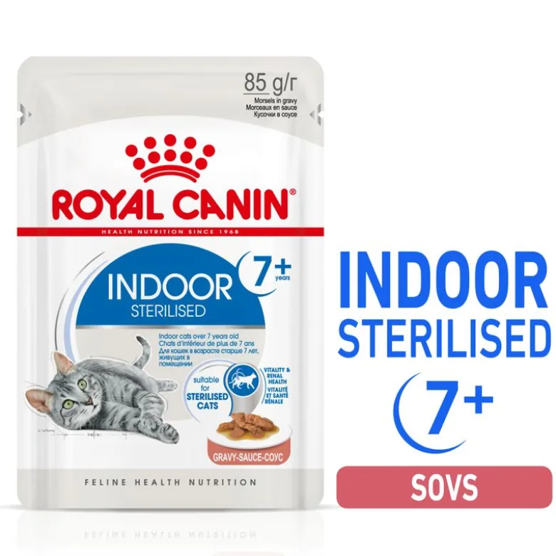 Royal Canin Indoor Sterilised 7+ i sauce