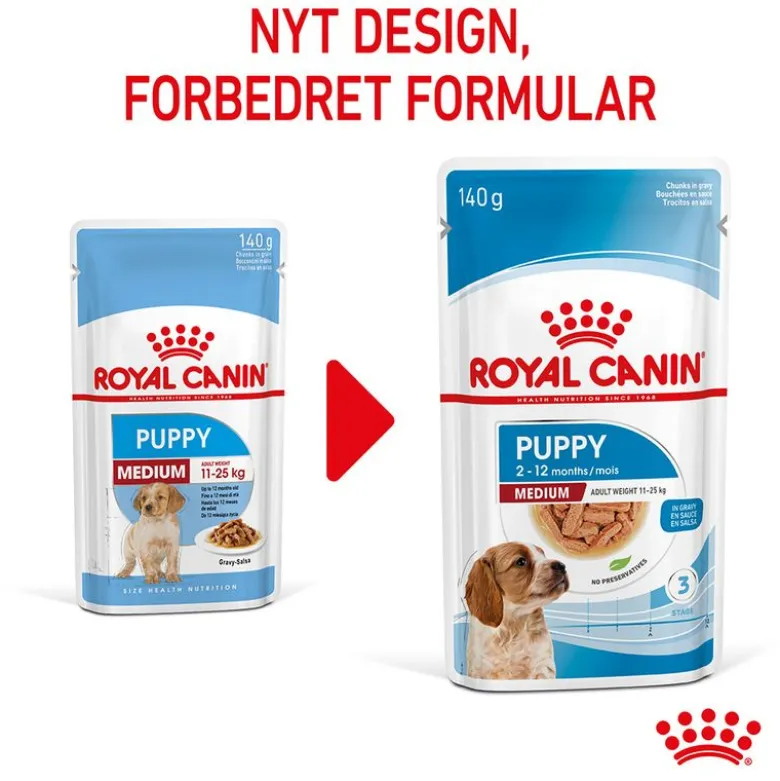 Royal Canin Medium Puppy i sauce