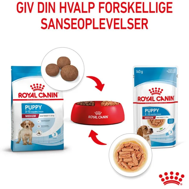 Royal Canin Medium Puppy i sauce