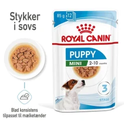 Royal Canin Mini Puppy i sauce