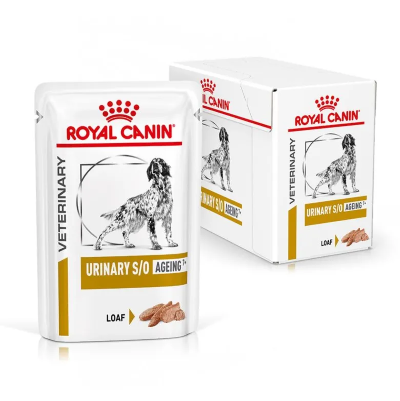 Royal Canin Veterinary Canine Urinary S/O Ageing 7+ Mousse